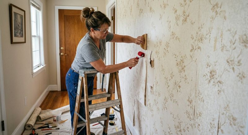 Wallpaper Repair project example